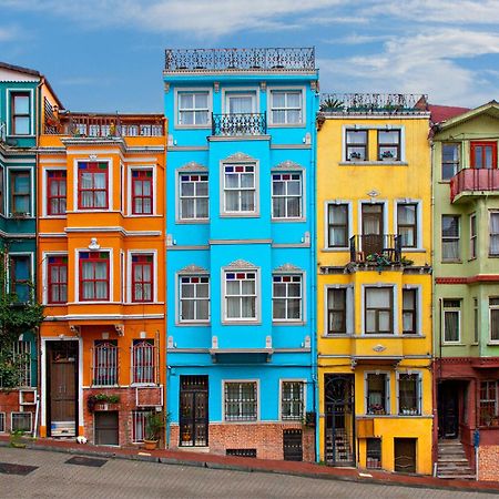 Istanbul Old City Colorful Houses Balat Petrion Hotel Zewnętrze zdjęcie